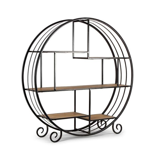 Stand Shelf Rounded Round Floating Floor Shelf Stand - Sproutwell Decor