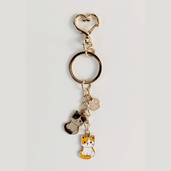 Cute Cat Keyring - Sproutwell Decor