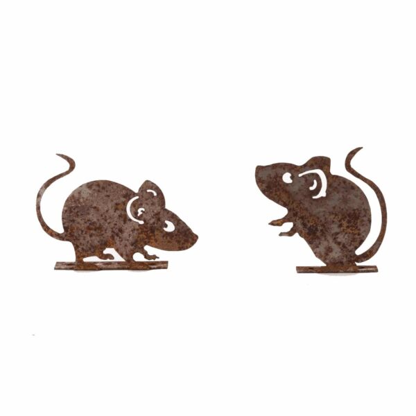 Rust Mouse Silhouette - Sproutwell Decor