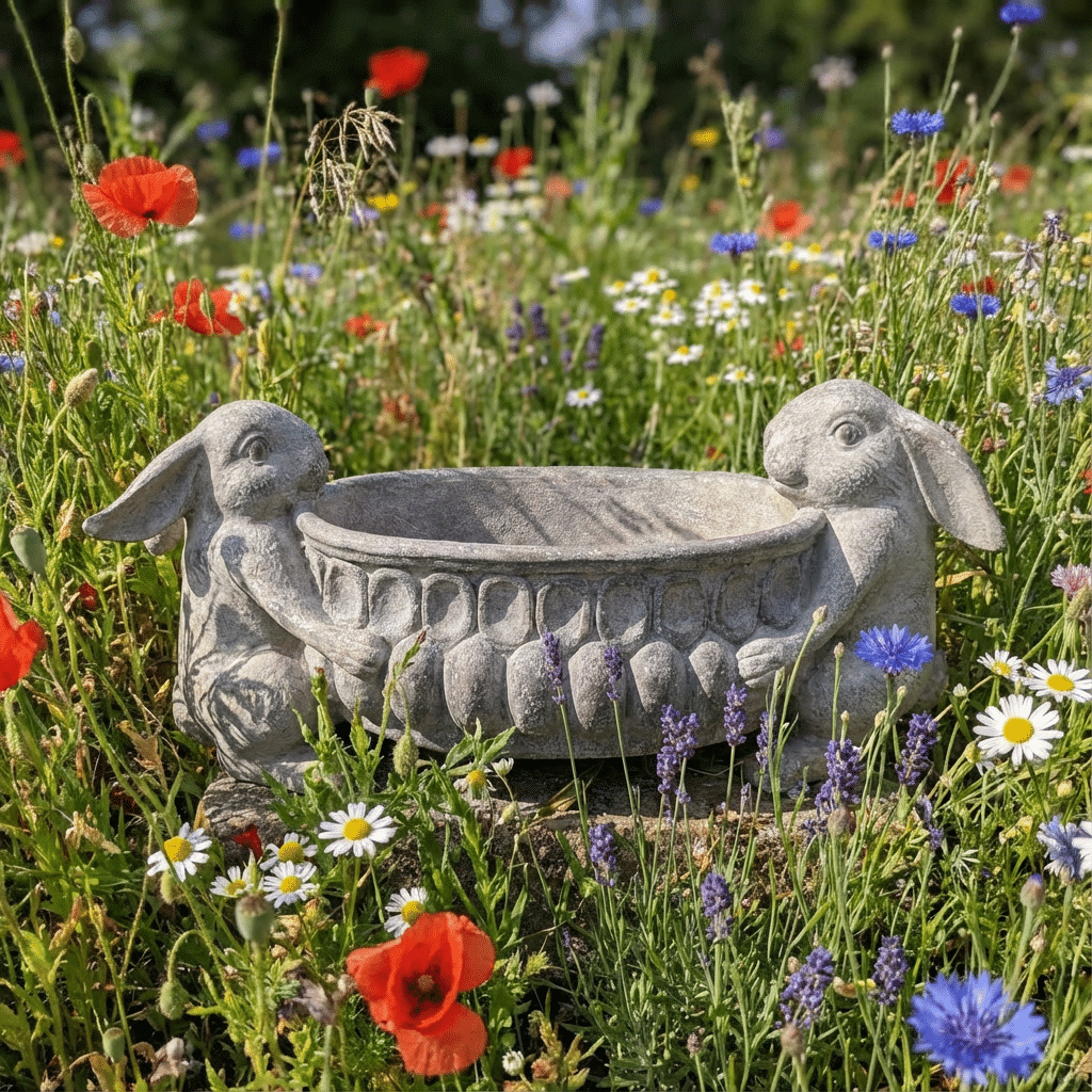 Bunnys Holding Planter