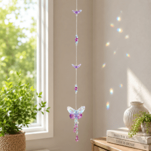 Hanging Acrylic Butterfly Sun Catcher - Blue