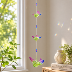 Hanging Acrylic Bird - Green