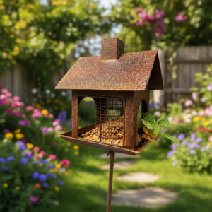 Ironwood Bird Feeder Stake