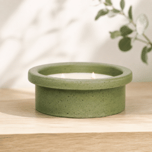 Emerald Green Speckled Candle - Thyme & Olive Leaf